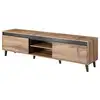 Image de Lord - meuble tv - effet bois et noir - 170 cm - style industriel - best mobilier - bois LORD