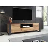 Image de Willow - meuble TV - effet bois et gris - 180 cm - style industriel - Bois / Gris