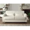 Image de Owen - Canapé 3 Places Convertible Express Couchage Quotidien 140 Cm Matelas 12 Cm En Tissu Bouclette - Beige