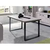 Image de Otis - table à manger - effet bois gris - 4 à 6 personnes - Bois / Gris