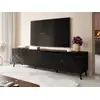 Image de Chloe - Meuble Tv - 4 Portes - 200 Cm - Noir