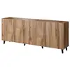 Image de Come - buffet bas - effet bois - 4 portes - 200 cm - best mobilier - bois COME