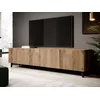 Image de Come - Meuble Tv - Effet Bois - 4 Portes - 200 Cm - Bois