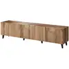 Image de Come - meuble tv - effet bois - 4 portes - 200 cm - best mobilier - bois COME