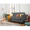 Image de Owen - Canapé 3 Places Convertible Express Couchage Quotidien 140 Cm Matelas 12 Cm En Velours Côtelé - Gris Foncé