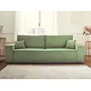 Image de Dellia - Canapé 3 Places Convertible - Avec Coffre - En Velours Côtelé - Style Contemporain - Vert Sauge