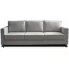 Image de Jake - canapé 3 places - convertible - en velours côtelé - lisa design - gris clair JAKE