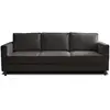 Image de Jake - canapé 3 places - convertible - en velours côtelé - lisa design - gris foncé JAKE