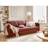 Image de Brooke - Canapé 3 Places - Convertible - En Velours - Rose