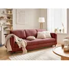 Image de Brooke - canapé 3 places - convertible - en velours - Rose