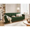 Image de Brooke - canapé 3 places - convertible - en velours - Vert