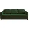 Image de Brooke - canapé 3 places - convertible - en velours - lisa design - vert BROOKE