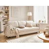 Image de Brooke - Canapé 3 Places - Convertible - En Velours - Beige
