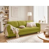 Image de Brooke - Canapé 3 Places - Convertible - En Velours - Vert Olive