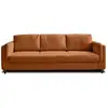 Image de Brooke - canapé 3 places - convertible - en velours - lisa design - rouille BROOKE