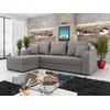 Image de Harvey - Canapé D'angle Réversible 4 Places Convertible Avec Coffre En Tissu - Gris Clair