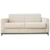 Image de Owen - canapé 3 places convertible express couchage quotidien 140 cm matelas 12 cm en velours côtelé - lisa design - beige OWEN