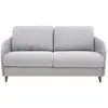 Image de Cosmos - canapé 3 places convertible express couchage quotidien 140 cm matelas 11 cm en tissu - best mobilier - gris COSMOS