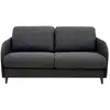 Image de Cosmos - canapé 3 places convertible express couchage quotidien 140 cm matelas 11 cm en tissu - best mobilier - gris anthracite COSMOS