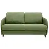 Image de Cosmos - canapé 3 places convertible express couchage quotidien 140 cm matelas 11 cm en tissu - best mobilier - vert sauge COSMOS