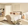 Image de Goyave - lit coffre - 140x190 - en tissu - sommier inclus - Beige