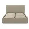 Image de Goyave - lit coffre - 160x200 - en tissu - sommier inclus - best mobilier - beige GOYAVE