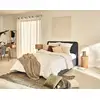 Image de Goyave - Lit Coffre - 160x200 - En Tissu - Sommier Inclus - Gris Anthracite