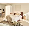 Image de Goyave - lit coffre - 160x200 - en tissu - sommier inclus - Terracotta