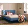 Image de Monet - Lit - 160x200 - Sommier Inclus - En Tissu - Bleu