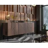 Image de Salvador - Buffet Bas - Effet Bois - 3 Portes - 150 Cm - Bois