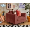 Image de Rune - Fauteuil - En Velours Côtelé - Terracotta