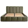 Image de Torreon - lit coffre - 140x200 - sommier inclus - en velours - best mobilier - vert TORREON