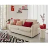 Image de Maho - canapé 2 places convertible express couchage quotidien 140 cm matelas 11 cm en velours côtelé - Beige