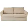 Image de Maho - canapé 2 places convertible express couchage quotidien 140 cm matelas 11 cm en velours côtelé - best mobilier - beige MAHO