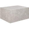 Image de Pula - Table Basse - Effet Marbre - 80 Cm - Beige