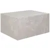 Image de Pula - table basse - effet marbre - 80 cm - lisa design - beige PULA