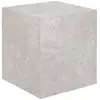 Image de Pula - bout de canapé - effet marbre - 40 cm - lisa design - beige OHIO
