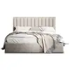 Image de Rosario - lit coffre - 160x200 - sommier inclus - en velours - best mobilier - beige ROSARIO