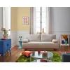 Image de Cristal - Canapé 3 Places - Convertible Avec Coffre - En Velours Texturé - Beige