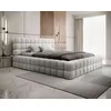 Image de Kingston - Lit Coffre - 140x200 - Sommier Inclus - En Tissu Bouclette - Blanc