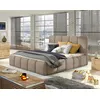 Image de Lucea - Lit Coffre - 160x200 - Sommier Inclus - En Velours - Taupe