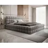 Image de Kingston - Lit Coffre - 140x200 - Sommier Inclus - En Tissu Bouclette - Gris