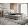 Image de Kingston - Lit Coffre - 160x200 - Sommier Inclus - En Tissu Bouclette - Blanc