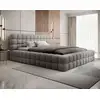 Image de Kingston - Lit Coffre - 180x200 - Sommier Inclus - En Tissu Bouclette - Gris