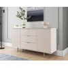 Image de Monica - Buffet - Beige - 3 Tiroirs Et 2 Portes - 150 Cm - Beige