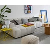 Image de Ray - Canapé D'angle Gauche - 4 Places - En Tissu Texturé - Beige