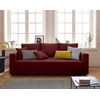Image de Regala - Canapé 3 Places - Convertible Avec Coffre - En Tissu - Rouge
