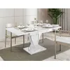 Image de Xandriel - Table À Manger Extensible - Blanc - 4 À 6 Personnes - Blanc