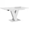 Image de Xandriel - table à manger extensible - blanc - 4 à 6 personnes - best mobilier - blanc XANDRIEL