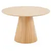 Image de Toledo - table à manger ronde - effet bois - 120 cm - 4 à 6 personnes - lisa design - bois TOLEDO